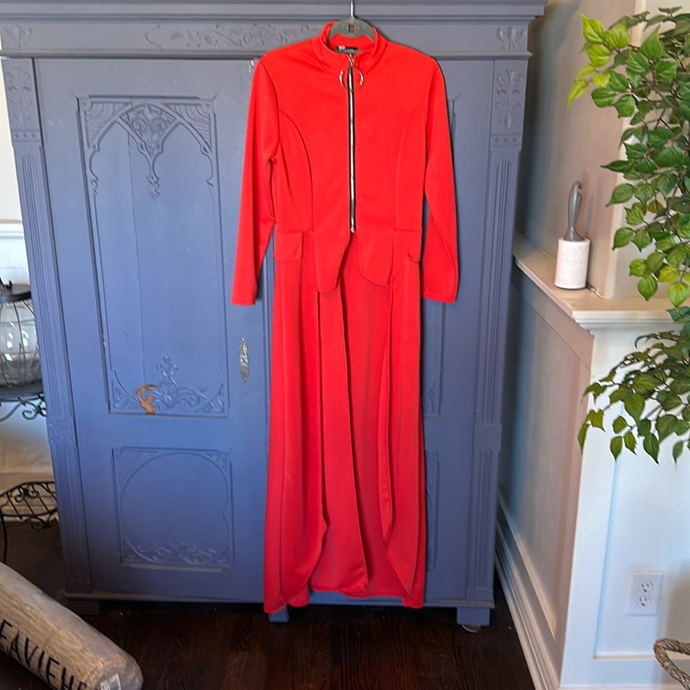 Haoohu Red Retro Jacket